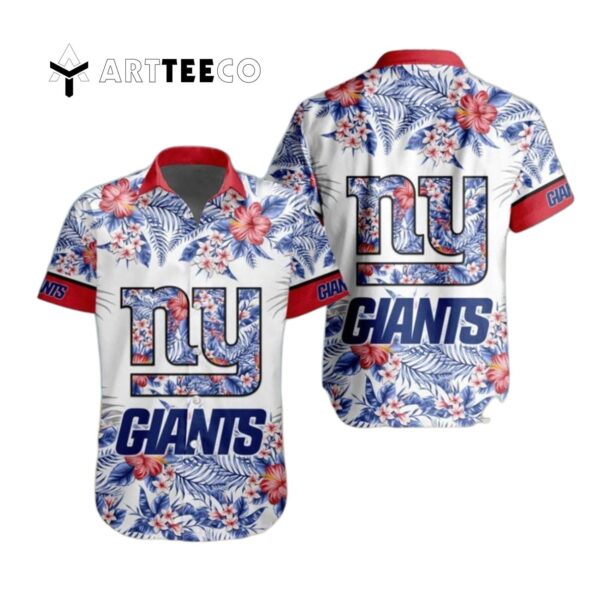 News Yorks Giants Special Floral Tropical Team Hawaiian Shirt 1