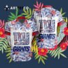 News Yorks Giants Special Floral Tropical Team Hawaiian Shirt 3