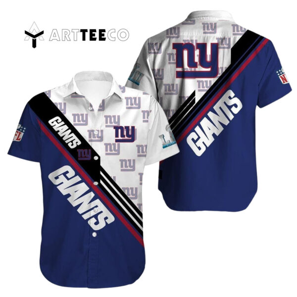 News Yorks Giants Team Logo Football Hawaiian Shirt 1