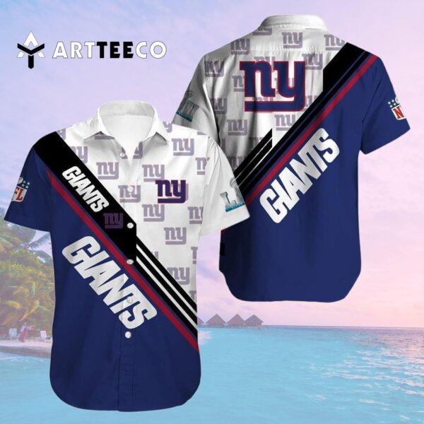 News Yorks Giants Team Logo Football Hawaiian Shirt 2