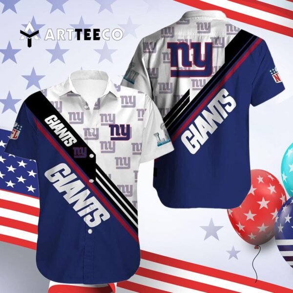 News Yorks Giants Team Logo Football Hawaiian Shirt 4