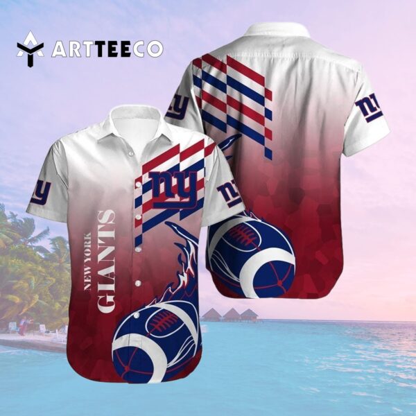 News Yorks Giants Team Logo Football Style Hawaiian Shirt 2