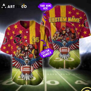Nfl Arizona Cardinals Baseball Jersey Custom Shirt