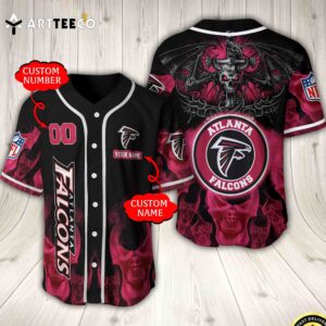 Nfl Atlanta Falcons Baseball Jersey Custom Shirt trungten LJ3QA