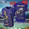 Nfl Baltimore Ravens 3d Custom Baseball Shirt
