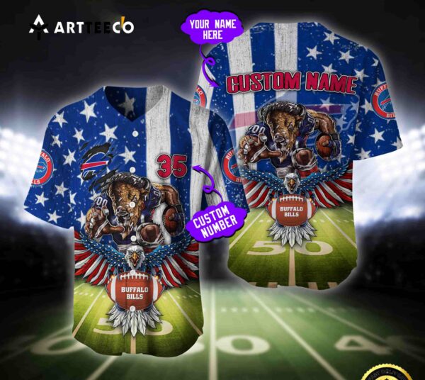 Nfl Buffalo Bills Baseball Jersey Custom Shirt