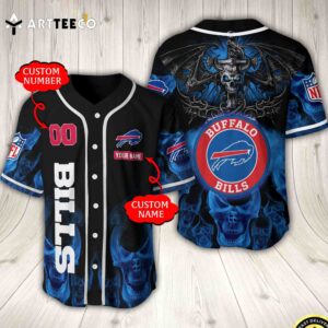 Nfl Buffalo Bills Baseball Jersey Custom Shirt trungten SITO4