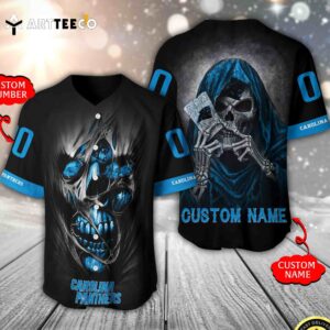 Nfl Carolina Panthers 3d Custom Baseball Jersey Shirt