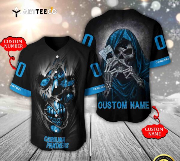 Nfl Carolina Panthers 3d Custom Baseball Jersey Shirt