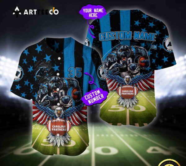 Nfl Carolina Panthers Baseball Jersey Custom Shirt