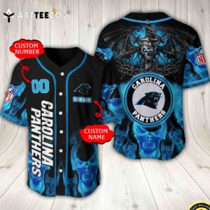 Nfl Carolina Panthers Baseball Jersey Custom Shirt trungten 4MGDT