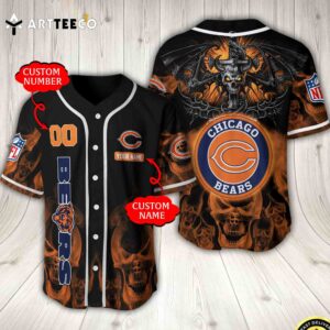 Nfl Chicago Bears Baseball Jersey Custom Shirt trungten D1LWE