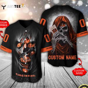 Nfl Cincinnati Bengals 3d Custom Baseball Jersey Shirt