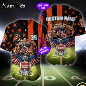 Nfl Cincinnati Bengals Baseball Jersey Custom Shirt