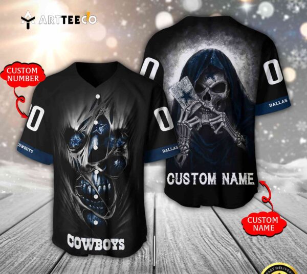 Nfl Dallas Cowboys 3d Custom Baseball Jersey Shirt