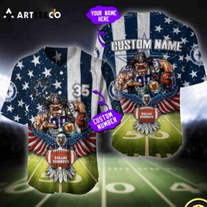 Nfl Dallas Cowboys Baseball Jersey Custom Shirt