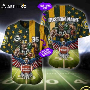 Nfl Green Bay Packers Baseball Jersey Custom Shirt