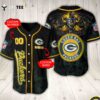 Nfl Green Bay Packers Baseball Jersey Custom Shirt trungten QBCWH