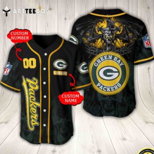 Nfl Green Bay Packers Baseball Jersey Custom Shirt trungten QBCWH