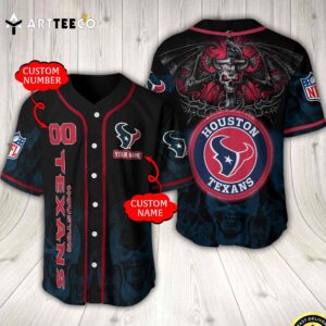 Nfl Houston Texans Baseball Jersey Custom Shirt trungten TEAIB