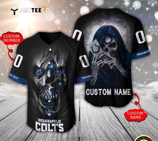 Nfl Indianapolis Colts 3d Custom Baseball Jersey Shirt