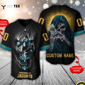 Nfl Jacksonville Jaguars 3d Custom Baseball Jersey Shirt