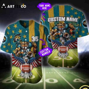 Nfl Jacksonville Jaguars Baseball Jersey Custom Shirt