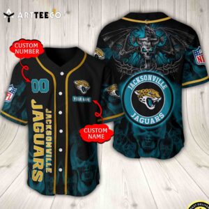 Nfl Jacksonville Jaguars Baseball Jersey Custom Shirt trungten 7WKD9