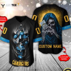 Nfl Los Angeles Chargers 3d Custom Baseball Jersey Shirt