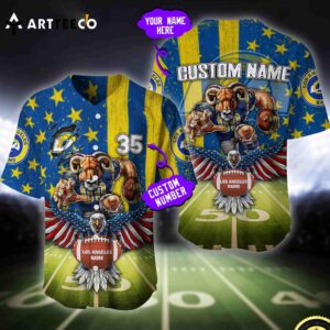 Nfl Los Angeles Rams Baseball Jersey Custom Shirt