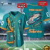 Nfl Miami Dolphins 3d Custom Baseball Shirt