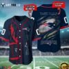 Nfl New England Patriots 3d Custom Baseball Shirt