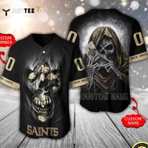 Nfl New Orleans Saints 3d Custom Baseball Jersey Shirt