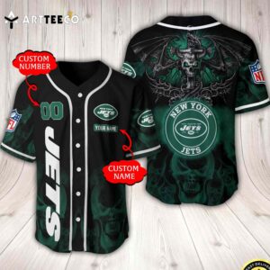 Nfl New York Jets Baseball Jersey Custom Shirt trungten XGXOV
