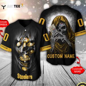 Nfl Pittsburgh Steelers 3d Custom Baseball Jersey Shirt