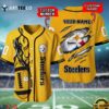 Nfl Pittsburgh Steelers 3d Custom Baseball Shirt