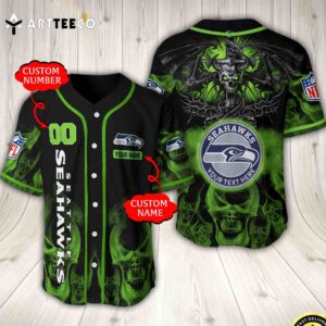 Nfl Seattle Seahawks Baseball Jersey Custom Shirt trungten OCVYT