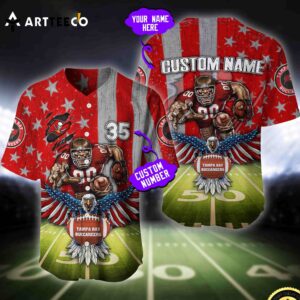Nfl Tampa Bay Buccaneers Baseball Jersey Custom Shirt
