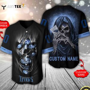 Nfl Tennessee Titans 3d Custom Baseball Jersey Shirt