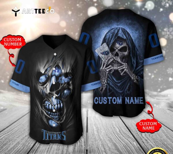 Nfl Tennessee Titans 3d Custom Baseball Jersey Shirt