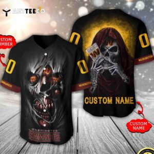 Nfl Washington Commanders 3d Custom Baseball Jersey Shirt