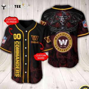 Nfl Washington Commanders Baseball Jersey Custom Shirt trungten HH2CH