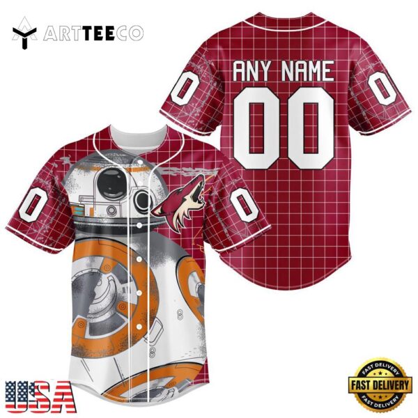 Nhl Arizona Coyotes Star War Baseball Jersey Shirt