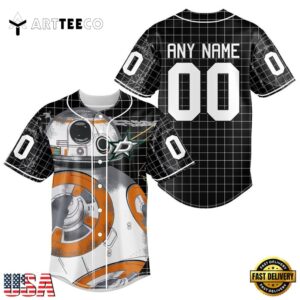 Nhl Dallas Stars Star War Baseball Jersey Shirt