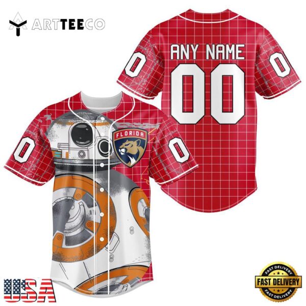 Nhl Florida Panthers Star War Baseball Jersey Shirt