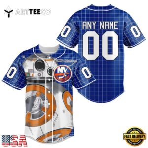 Nhl New York Islanders Star War Baseball Jersey Shirt