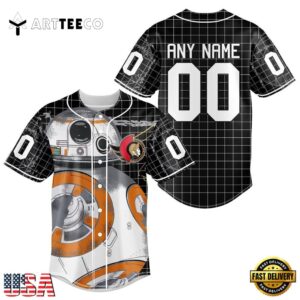 Nhl Ottawa Senators Star War Baseball Jersey Shirt