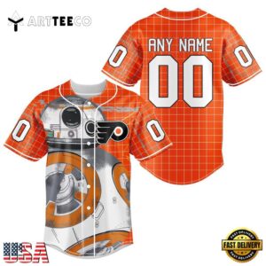 Nhl Philadelphia Flyers Star War Baseball Jersey Shirt