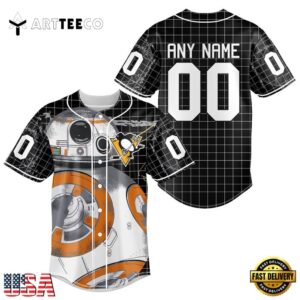 Nhl Pittsburgh Penguins Star War Baseball Jersey Shirt