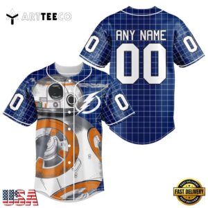 Nhl Tampa Bay Lightning Star War Baseball Jersey Shirt